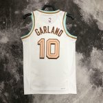 Maillot de Basket #10 Garland Cleveland Cavaliers 22-23 city Blanc